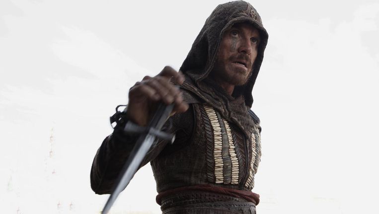 Michael Fassbender dalam Assassin's Creed oleh Justin Kurzel.  gambar 