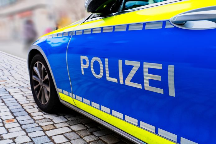 Stockfoto van de Duitse politie