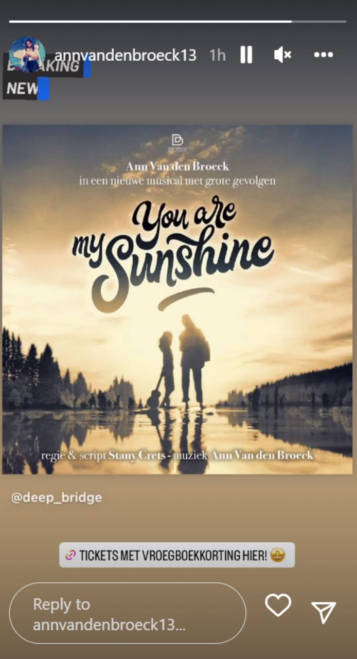 Musical 'You are my sunshine' van Ann en Stany.