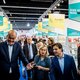 Mop van de man die naar de Frankfurter Buchmesse ging