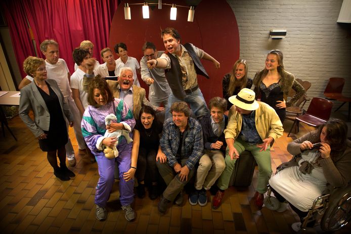 In One flew over the cuckoo’s nest speelde Yaron Moonen (midden) de rol van McMurphy, een opstandige patiënt in een inrichting (archieffoto uit 2014).