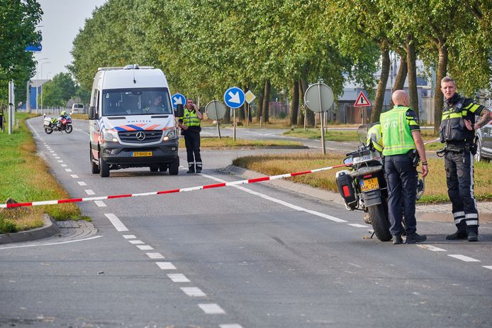 Motorrijder overleden bij ongeval in Moerdijk.