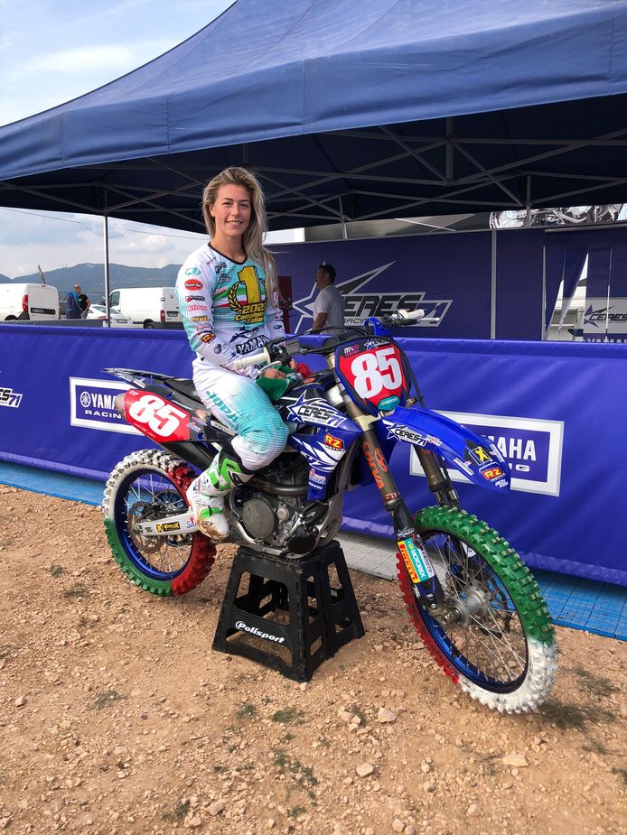 Wereldkampioene Nancy van de Ven is na beenbreuk terug op de motor Sport in