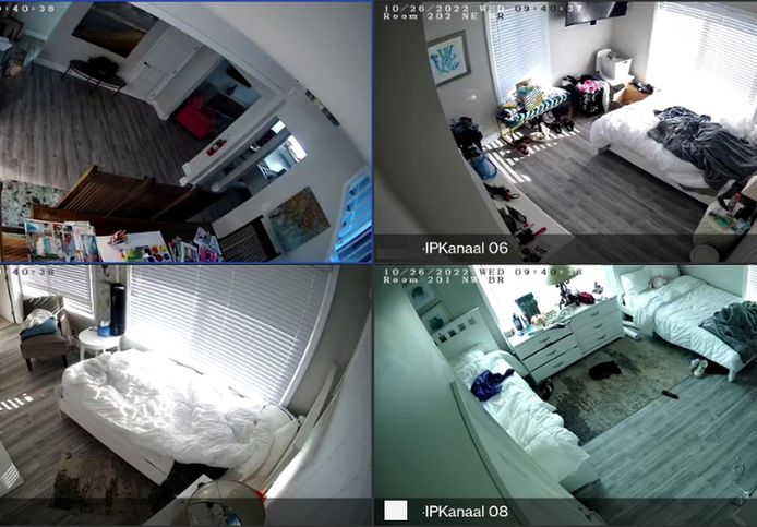 De hackers kijken live mee in de slaapkamers en nemen beelden van de onwetende slachtoffers.