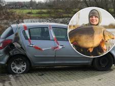 Auto van karpervisser (28) uit Deventer verwoest in Olst: ‘Mensen willen niet dat je in hun water vist’