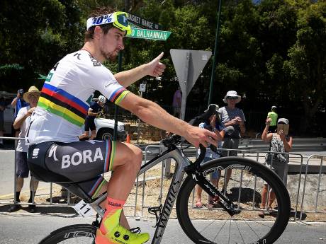 Etappewinst en leiderstrui voor Sagan in Tour Down Under