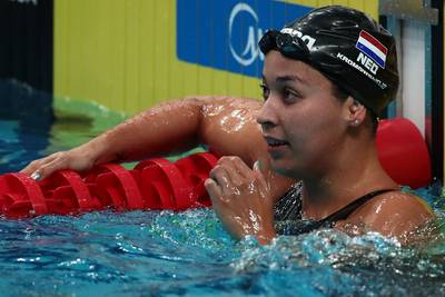 Kromowidjojo naar finale op 100 meter vrije slag