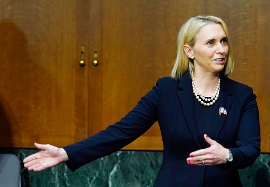 De nieuwe Amerikaanse ambassadeur in Oekraïne Bridget Brink.