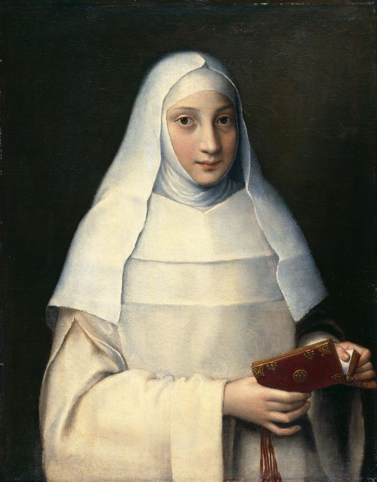 Portret van Elena in een nonnenhabijt (circa 1551). Beeld Bridgeman Images