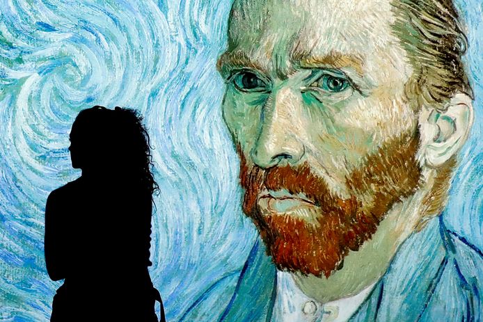 Een portret van de beroemde Nederlandse kunstschilder Vincent Van Gogh.