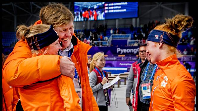 Schaatsers en andere sporters moeten het in China doen zonder de steun van koning