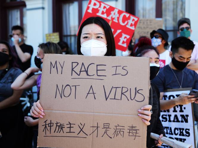 Betogingen tegen anti-Aziatisch geweld in de VS