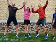 team Moorslede 100 kilometer lopen. Kelly Moerkerke heeft helaas moeten afzeggen door een peesblessure