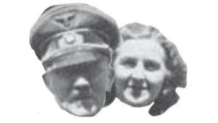 Adolf Hitler en Eva Braun. Beeld DM