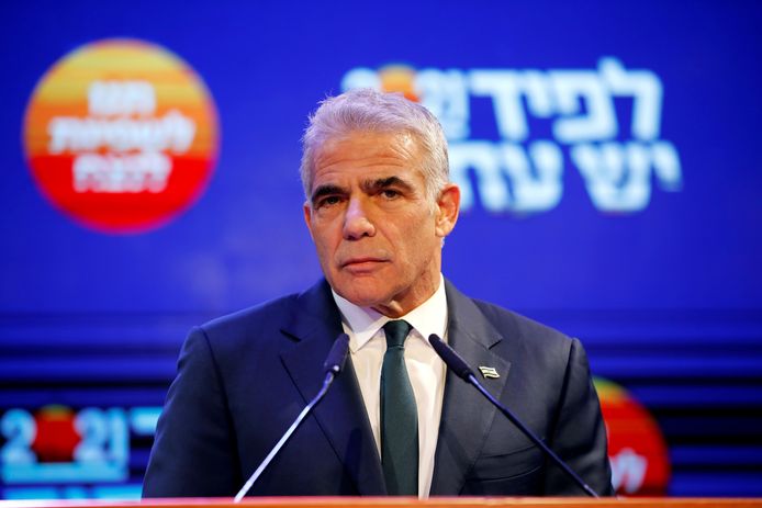 Yair Lapid van de centristische Toekomstpartij.