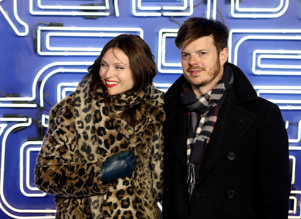 Sophie Ellis-Bextor met haar man Richard Jones.