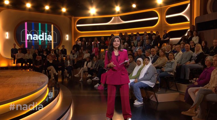 Gelukkig breide Nadia Moussaid al na drie kwartier een eind aan haar eerste praatprogramma