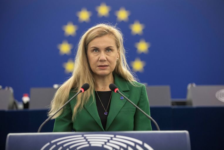 Europees commissaris Kadri Simson (Energie: ‘Maatregelen zijn nodig, geen twijfel daarover.’ Beeld REUTERS