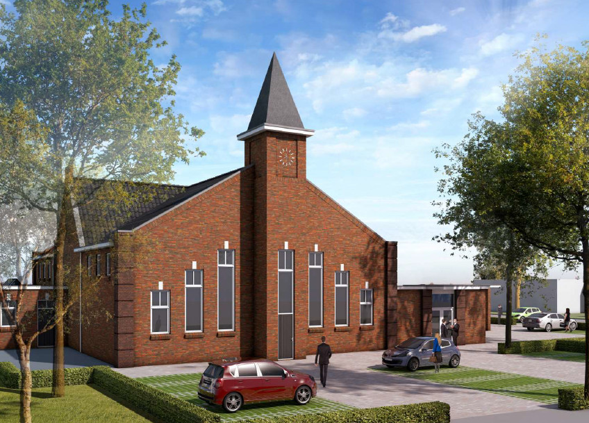 Gereformeerde Gemeente Veen op weg naar nieuwe kerk; kosten vier