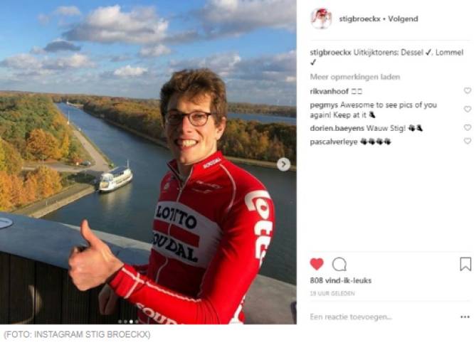 Stig Broeckx reageert na eerste fietstocht sinds ongeval: “De volgende keer rijd ik met mijn koersfiets”