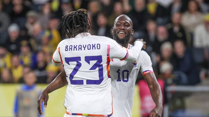 Hattrick Lukaku en assist PSV’er Bakayoko bij België-debuut bondscoach, Tadic wijst Servië de weg