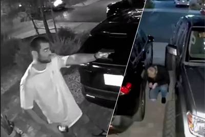 KIJK. Dronken man verstopt zich voor huis van Sean Strickland: UFC-kampioen houdt “mogelijke inbreker” onder schot