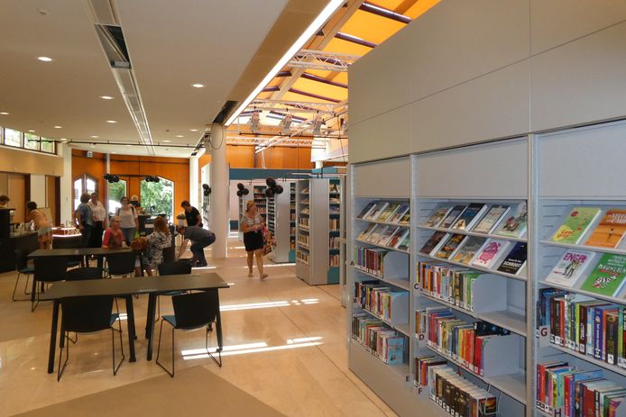 De nieuwe bibliotheek in De Meander in Gestel. Voor de bibliotheken is extra geld uitgetrokken.