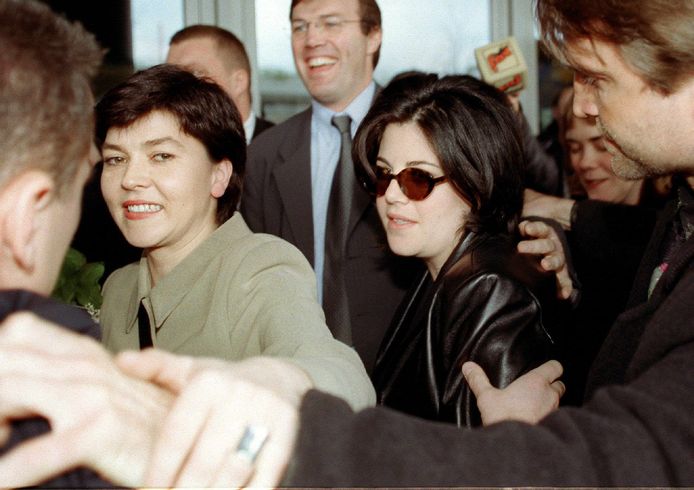Monica Lewinsky ten tijde van het Clinton-Lewinsky schandaal in 1999.