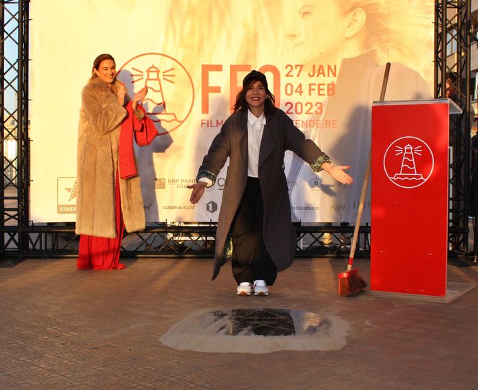 Lubna Azabal is heel blij en vereerd met haar ster.