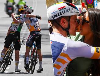 Evenepoel knuffelt na tweede ritzege in Catalonië met Oumi en... eindwinnaar Roglic: “We komen beter overeen dan de buitenwereld denkt”