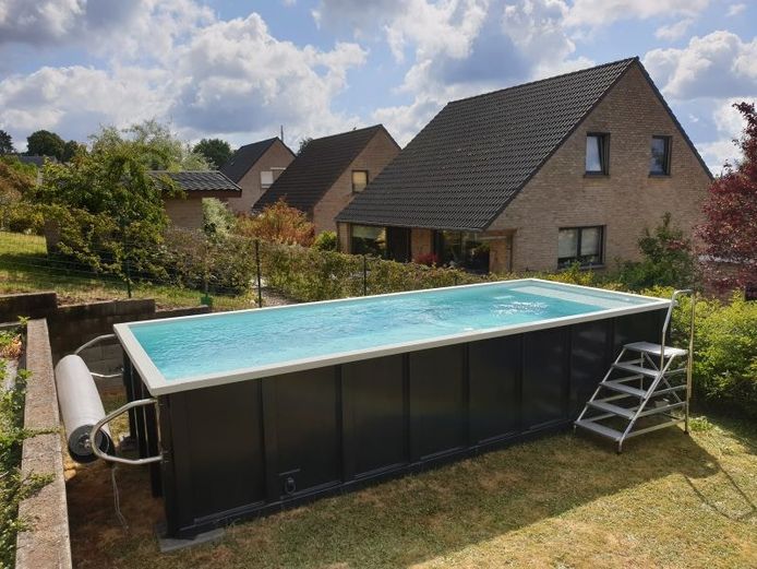 Zwemmen in eigen tuin: container als kant-en-klaar alternatief voor ...