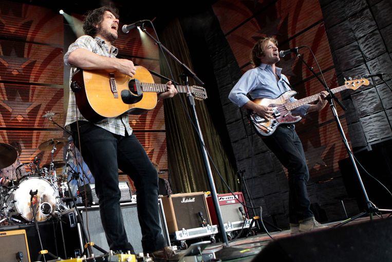 Wilco tijdens een optreden in St. Louis op 4 oktober 2009 (EPA) Beeld 