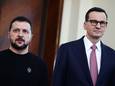 Le président ukrainien Volodymyr Zelensky et le Premier ministre de Pologne, Mateusz Morawiecki.