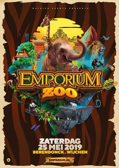 Emporium als eenmalige, dansende dierentuin rond Berendonckplas