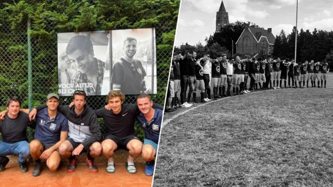 Tennisclub TC Beverse en voetbalclub Katasvilla brengen hulde aan hun overleden kopman Wouter