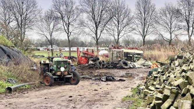 Omstreden boer behandelt niet alleen zijn dieren slecht maar maakt er ook op het erf een puinhoop van