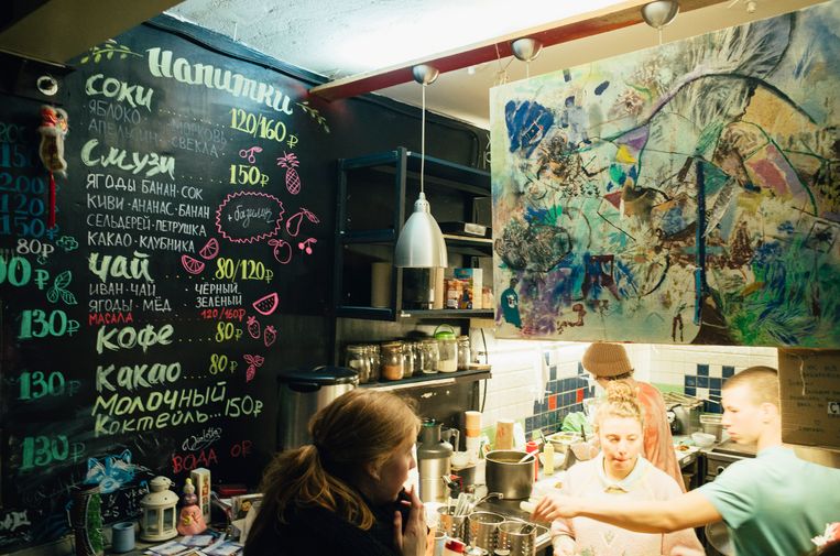 Hipsterfood, ook in Moskou! Beeld Joris Casaer