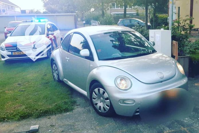 Op 17 juni 2021 plaatste de politie in Steenwijk deze foto na een achtervolging.