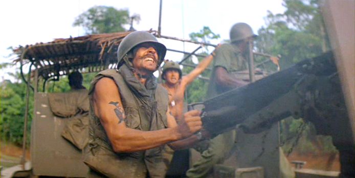Acteur Frederic Forrest als Jay ‘Chef’ Hicks in de film ‘Apocalypse Now’ van de Amerikaanse regisseur Francis Ford Coppola.