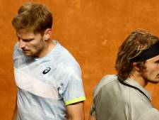 David Goffin tombe après un sacré combat contre Alexander Zverev à Rome 