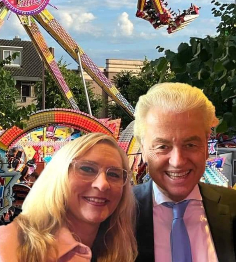 Poffertjeskoningin Rachel brengt stemmen binnen voor de PVV ‘Hoog tijd dat we gaan regeren