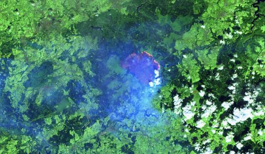 Brand Hoge Venen vanuit de ruimte te zien • Minister Quintin: ‘We kunnen op Europa rekenen zolang het nodig is’