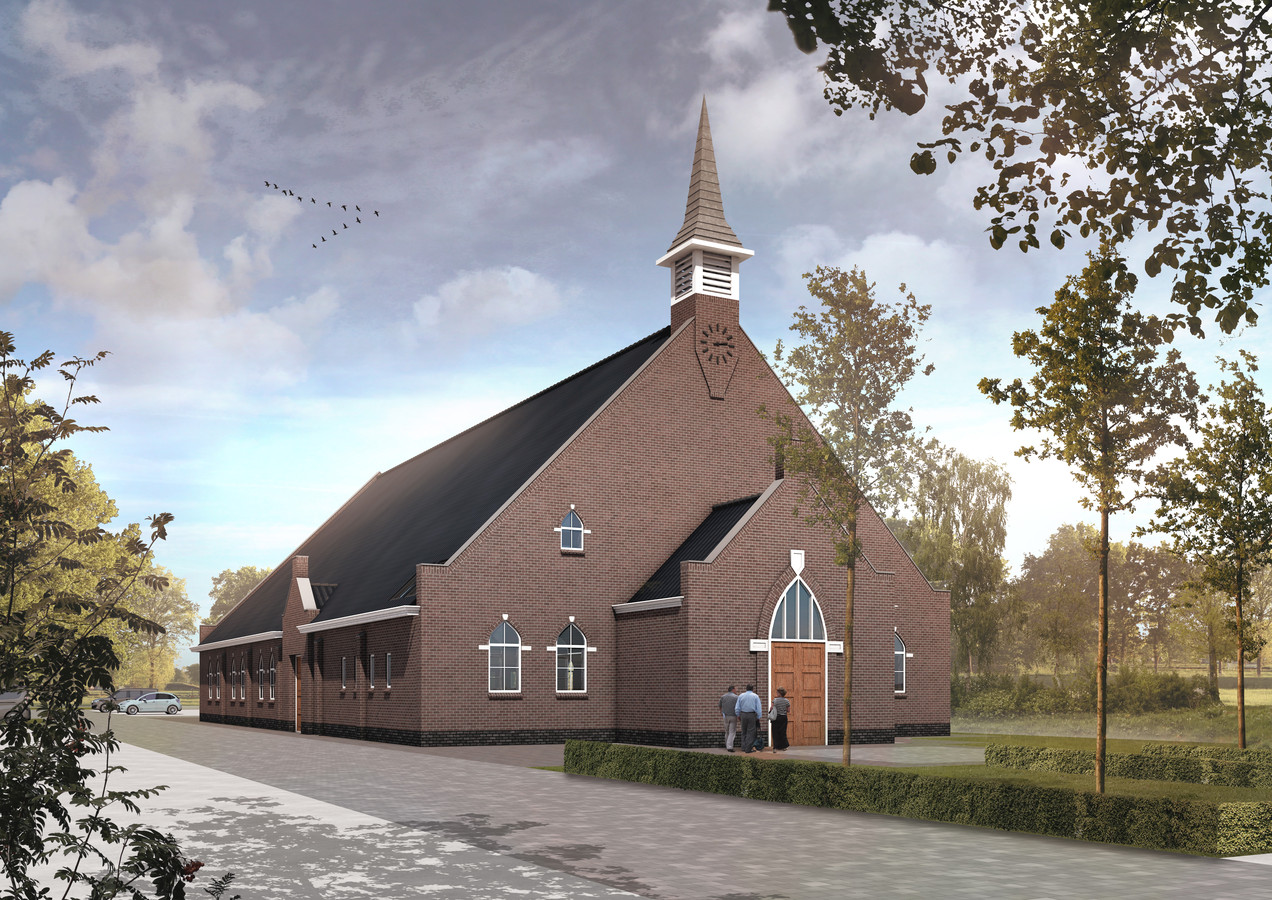 Leden Gereformeerde Gemeente Nieuwdorp dragen bij aan nieuwe kerk