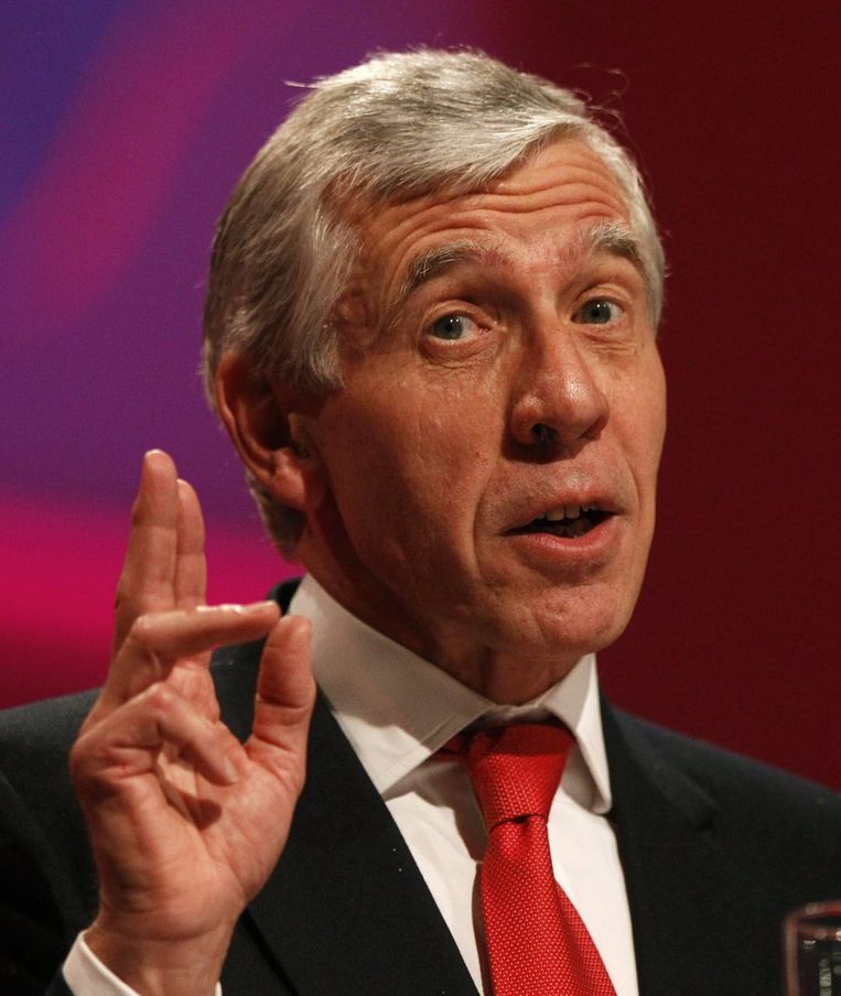 Jack Straw, oud-minister van Buitenlandse Zaken van Groot-Brittannië. © REUTERS Beeld 