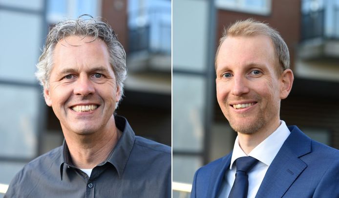 Van der Geest (links) en Van Dijk