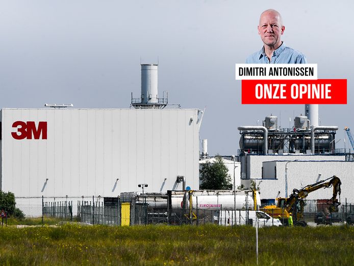 De 3M fabriek in Zwijndrecht.