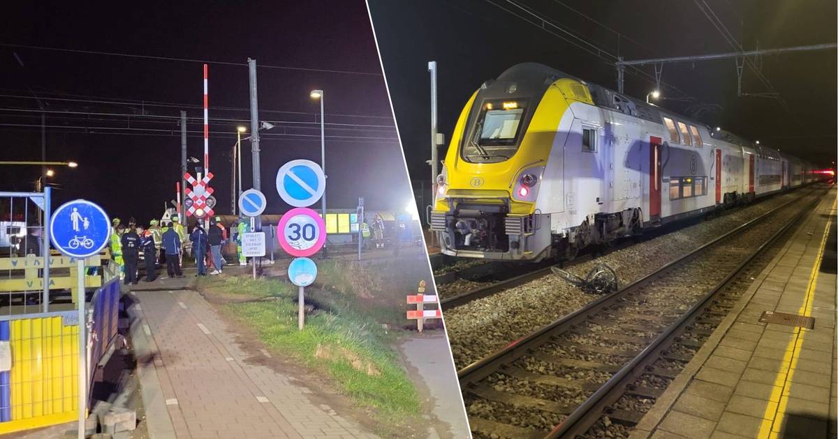 Minderjarige fietser negeert slagboom en overlijdt bij aanrijding op Belgische spooroverweg.