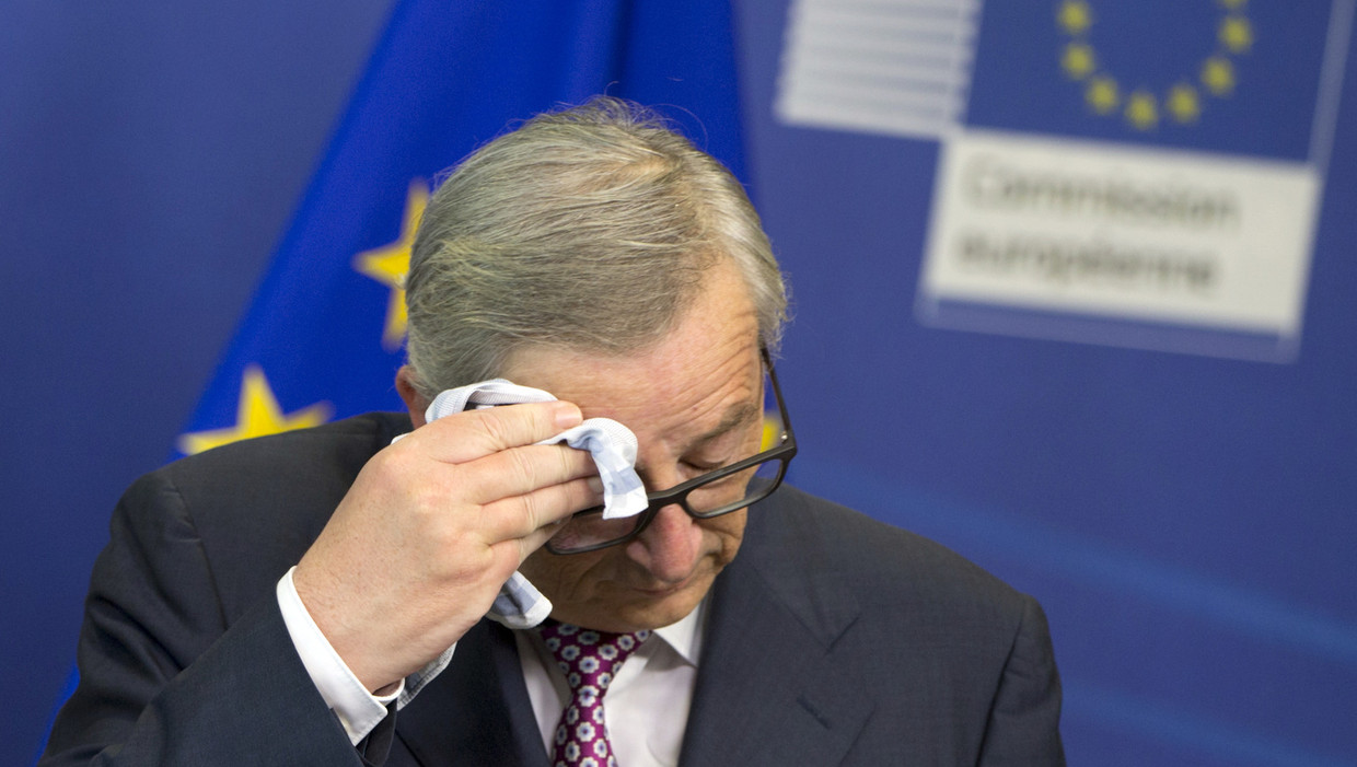Voorzitter van de Europese Commissie Jean-Claude Juncker. Beeld ap