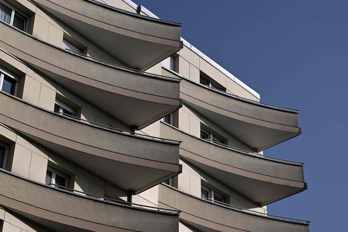 Het appartementsgebouw waar het drama plaatsvond.