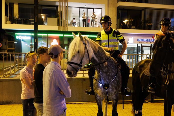 Archiefbeeld bijstand Nederlandse politie in Knokke-Heist